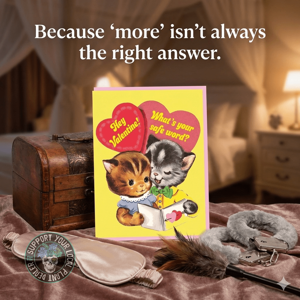 What's Your Safe Word? Card - Ziya Blue