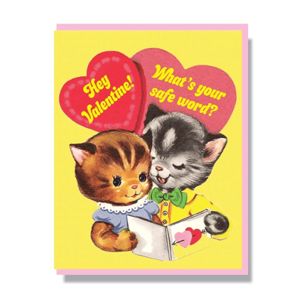 What's Your Safe Word? Card - Ziya Blue