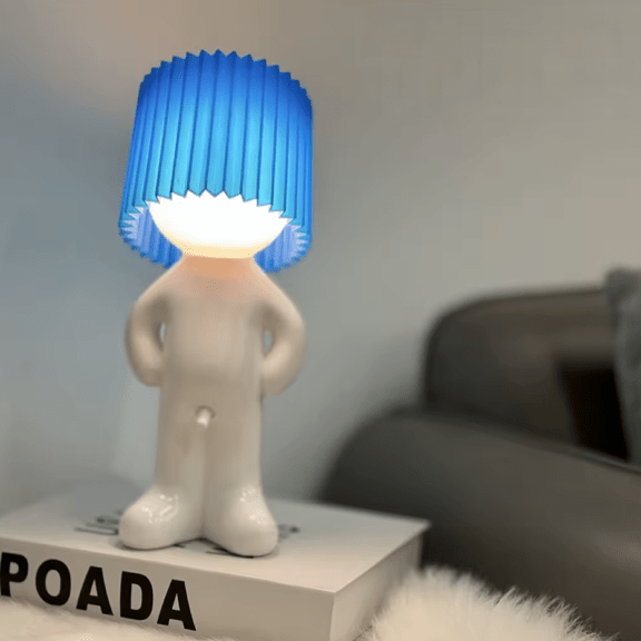 🦙 Whimsical LED Night Light: Fun Bedside Lamp! ✨ - Ziya Blue