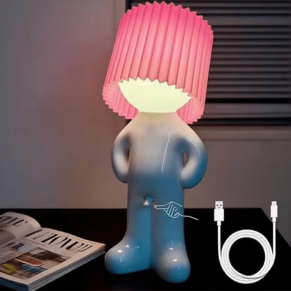 🦙 Whimsical LED Night Light: Fun Bedside Lamp! ✨ - Ziya Blue