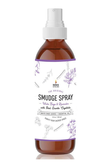 White Sage &amp; Lavender Smudge Spray (3.5 oz) 🌿💜 - Ziya Blue