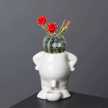 Peeing Body Drip Dry Planter