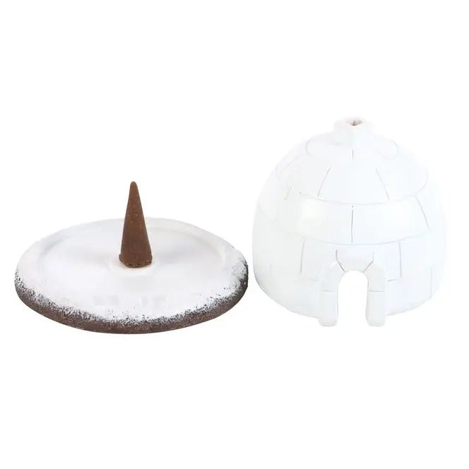 Winter Igloo Incense Cone Burner - Ziya Blue