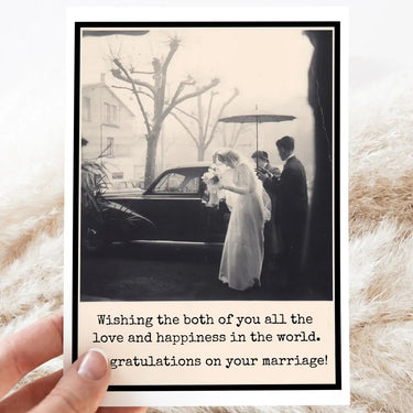 Wishing You Both Love and Happiness Card - Ziya Blue