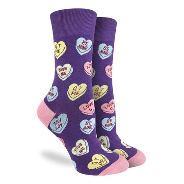 Women's Candy Hearts Socks - Ziya Blue