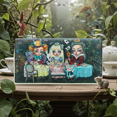 Wonderland Wallet: A Pocketful of Whimsy! 🐰✨ - Ziya Blue