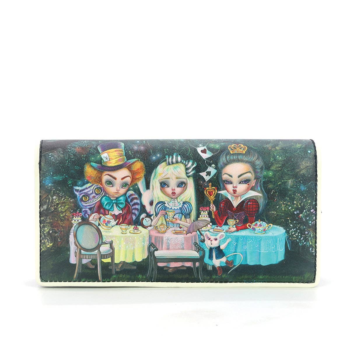 Wonderland Wallet: A Pocketful of Whimsy! 🐰✨ - Ziya Blue