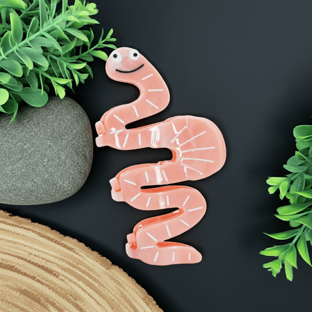 Worm Hair Claw - Ziya Blue