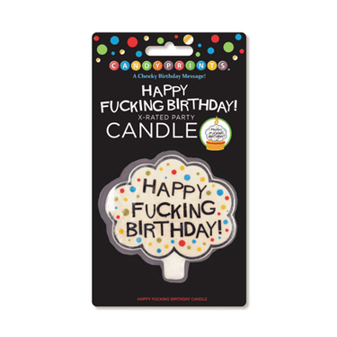 X - Rated Birthday Candle - Ziya Blue