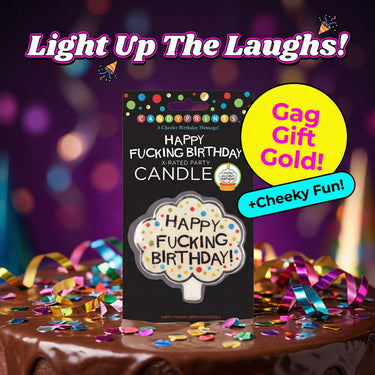 X - Rated Birthday Candle - Ziya Blue