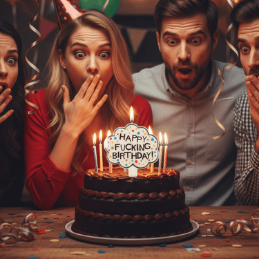 X - Rated Birthday Candle - Ziya Blue