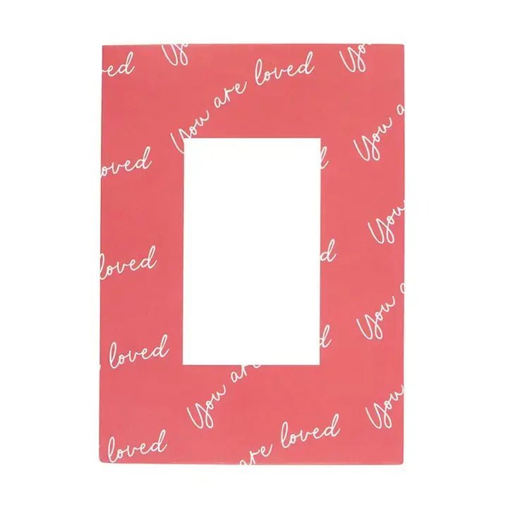 You Are Loved Heart Pendant Necklace Greeting Card - Ziya Blue