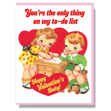 You're The Only Thing On My To - Do List Card - Ziya Blue