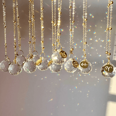 Zodiac Car Charm Suncatcher - Ziya Blue