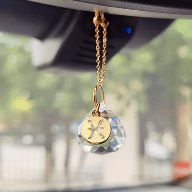 Zodiac Car Charm Suncatcher - Ziya Blue